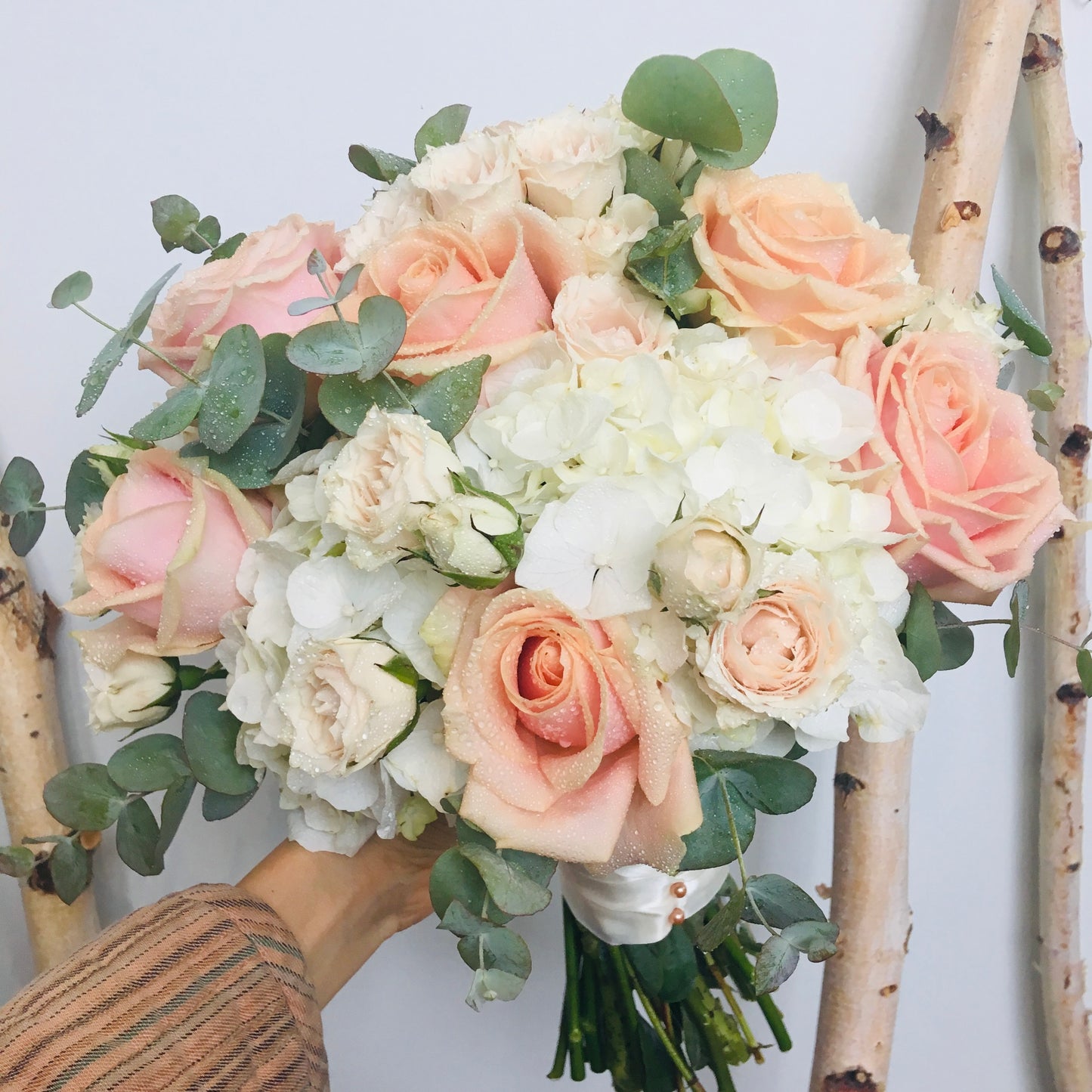 Her favourite bridal bouquet 🩵