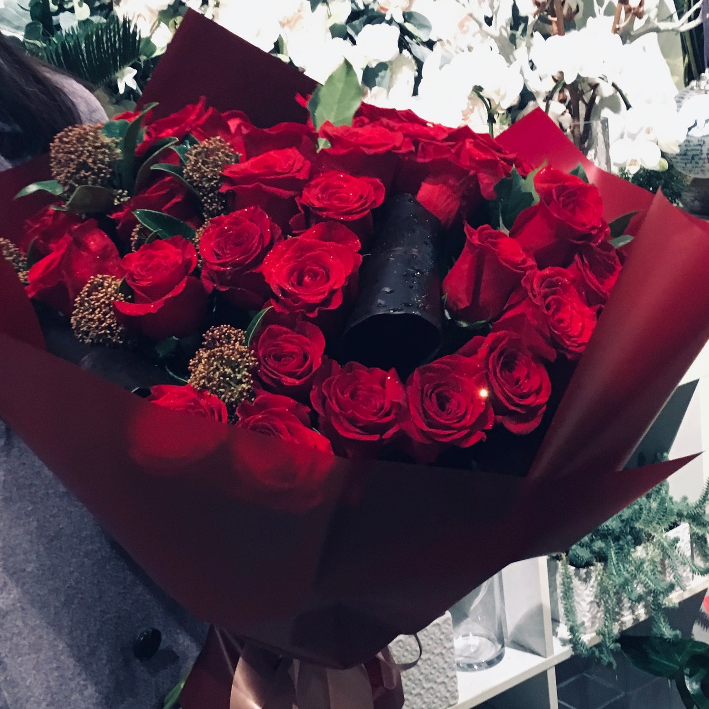 48/49🌹Her favourite red rose bouquet❤️