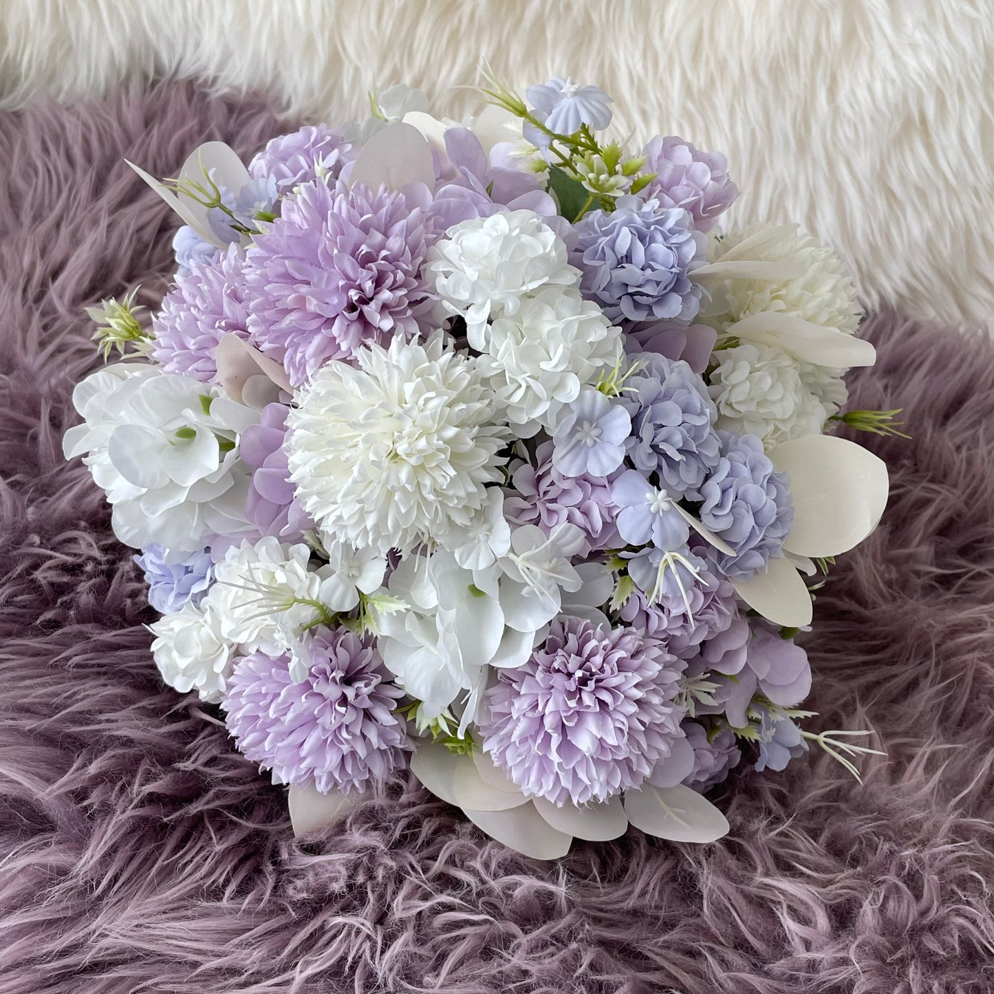 Lilac lavender bridal bouquet