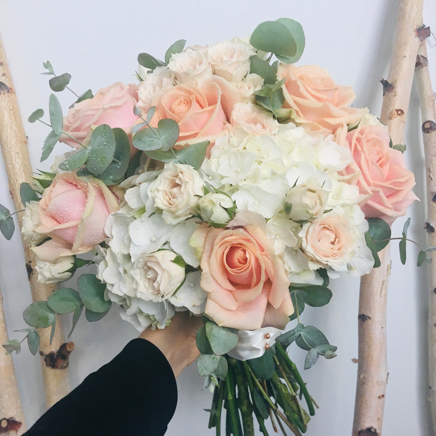 Her favourite bridal bouquet 🩵