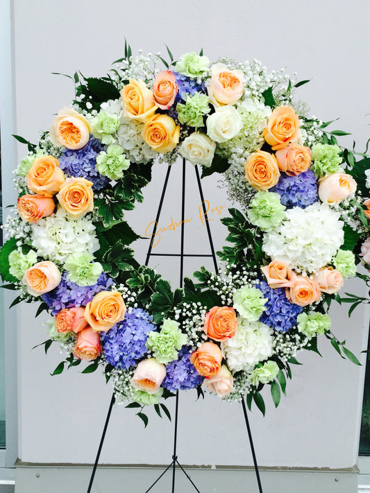 Floral wreath A