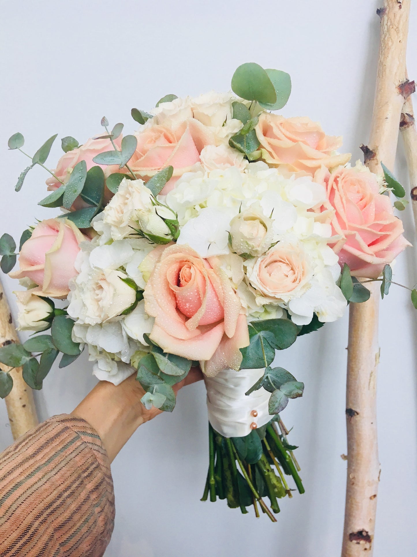 Her favourite bridal bouquet 🩵