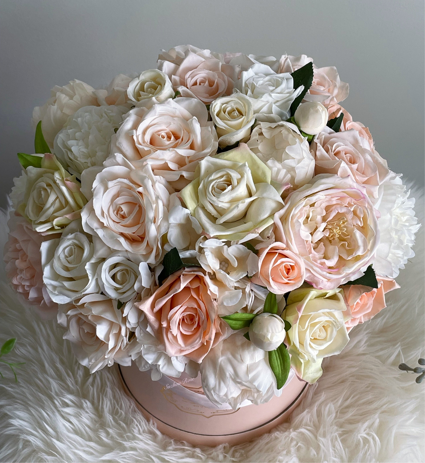 Rose & peony floral box