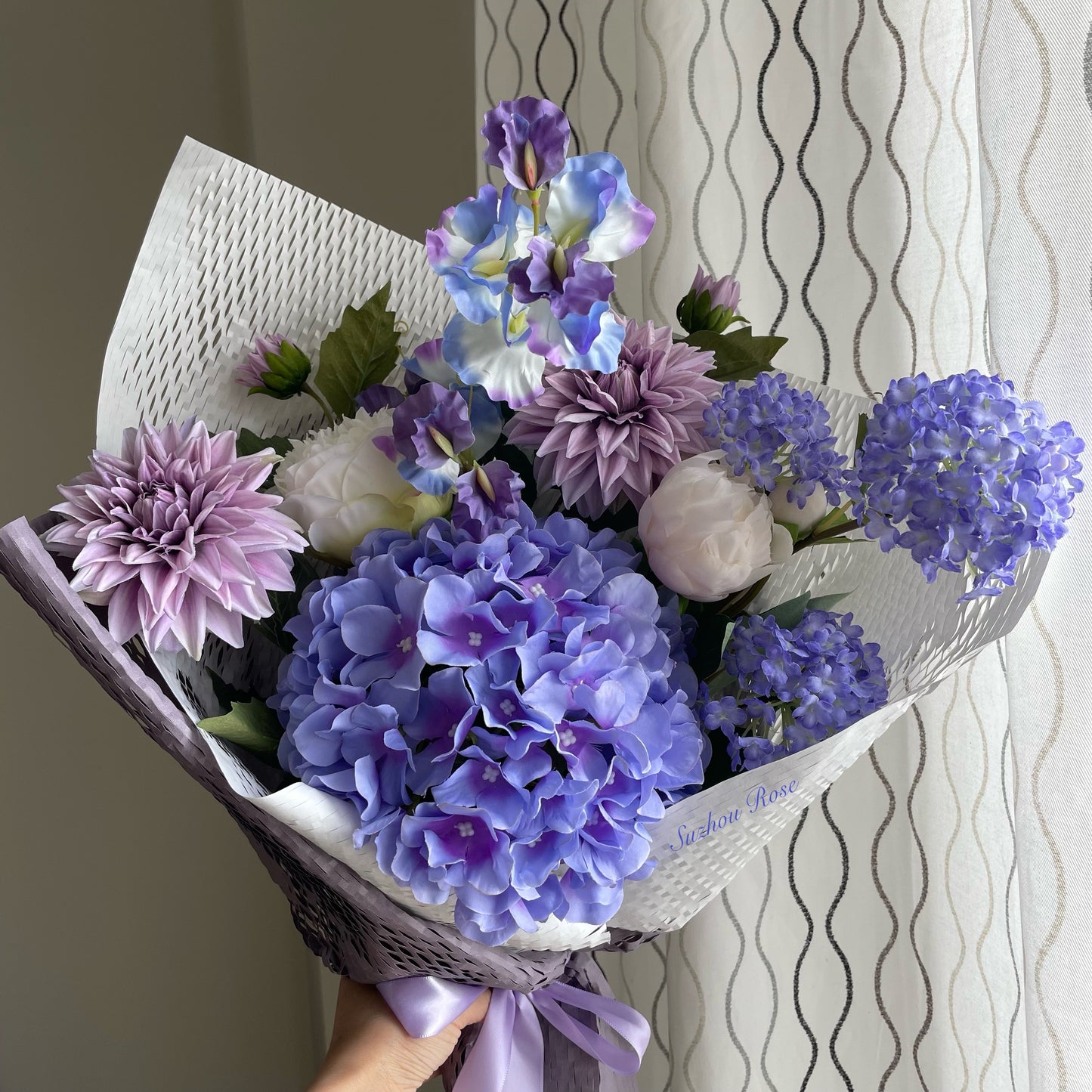 Lavender purple garden bouquet